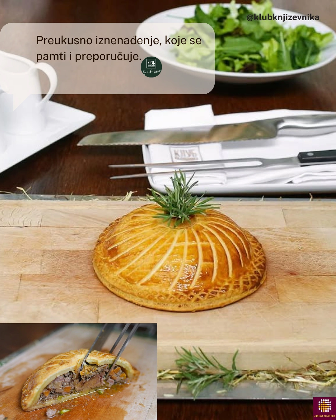 meso u predivnoj, hrskavoj pogači, gastronomslo iznenađenje koje se pamti i preporučuje.